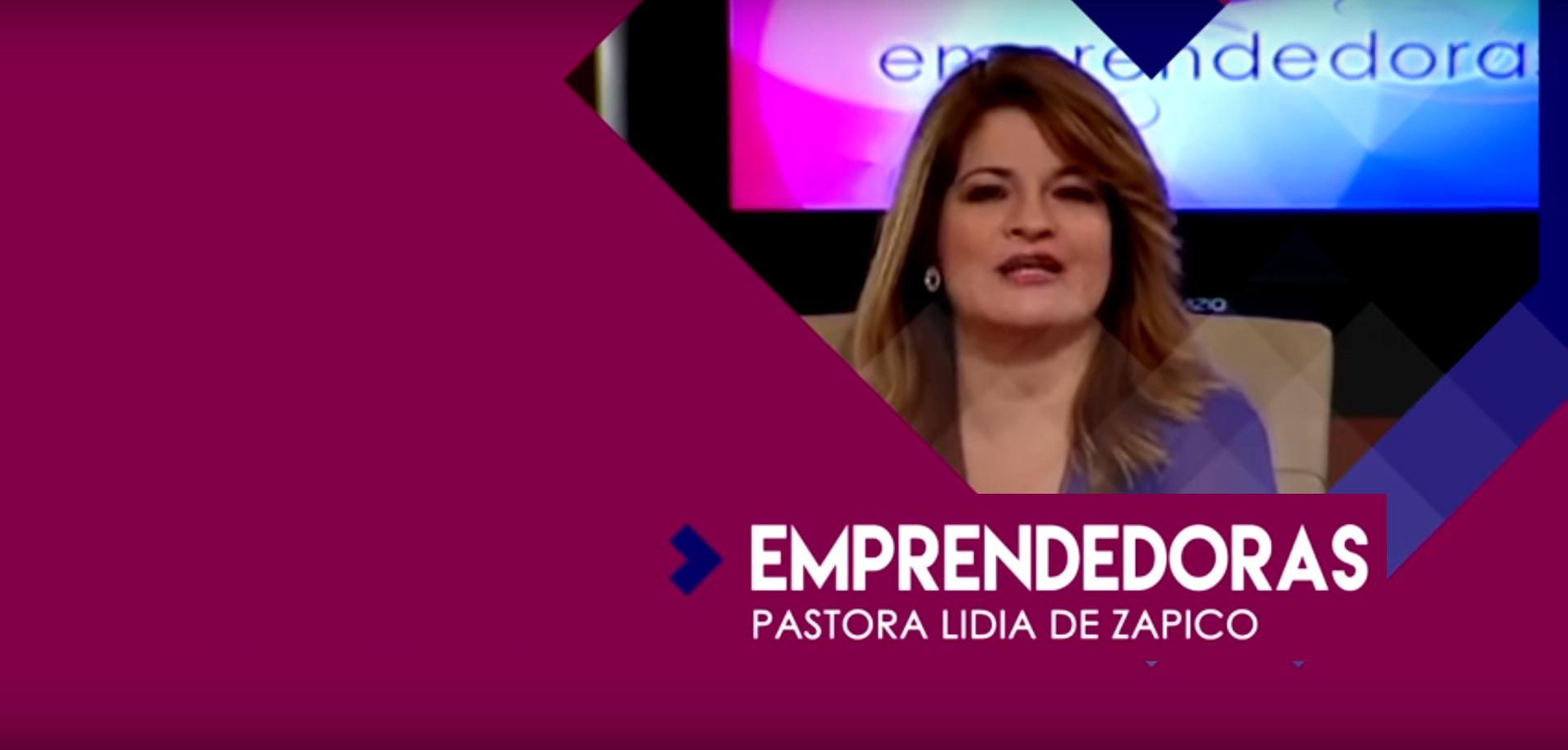 Emprendedoras, business and family program on Nación TV